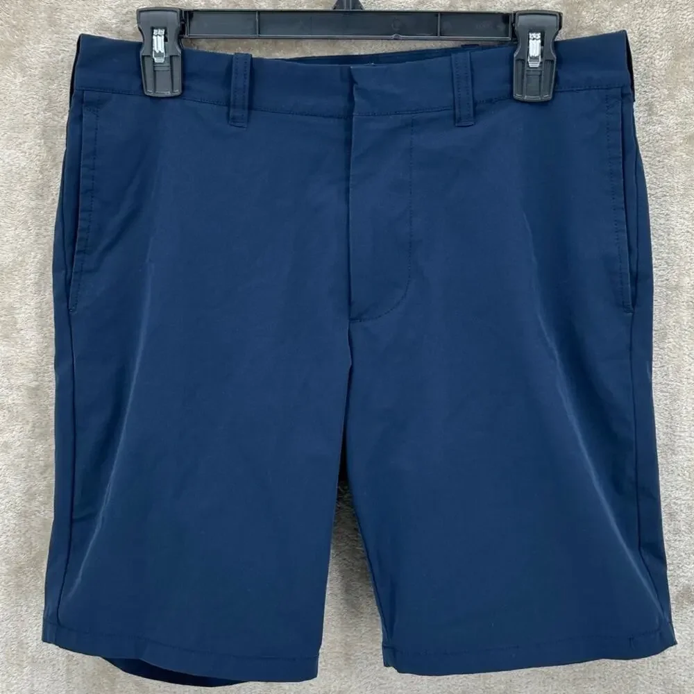 J Crew Shorts Mens 30 Navy Tech Performance Moisture Wicking Golf Stretch Preppy